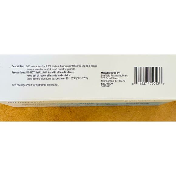 Sodium Fluoride 5000 ppm Spearmint 1.1% Toothpaste NEW - Picture 3 of 7